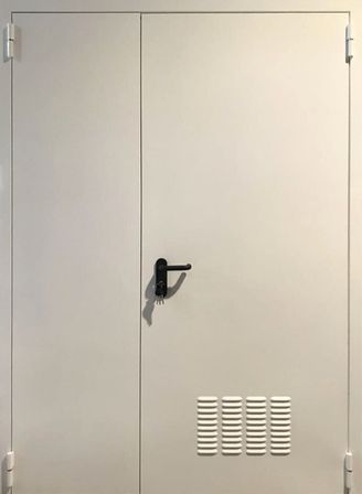 Металлическая дверь в электрощитовую с порошковым напылением S-131